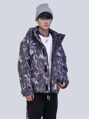 短款立領(lǐng)羽絨服